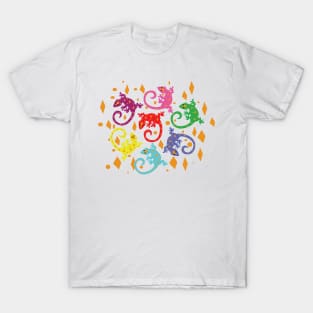 Colorful Lizards T-Shirt